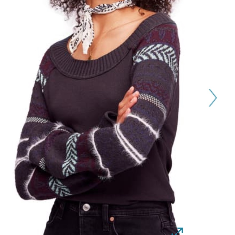 Free People Womens Fairground Thermal Blouse